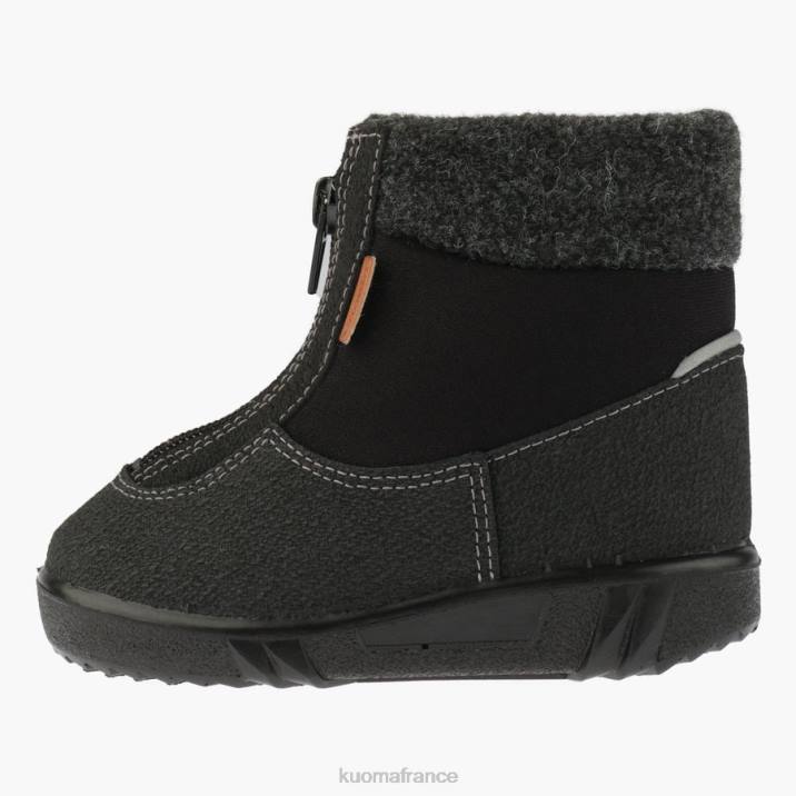 Kuoma bottes d'hiver à col polaire enfant noir 42RL35 chaussure