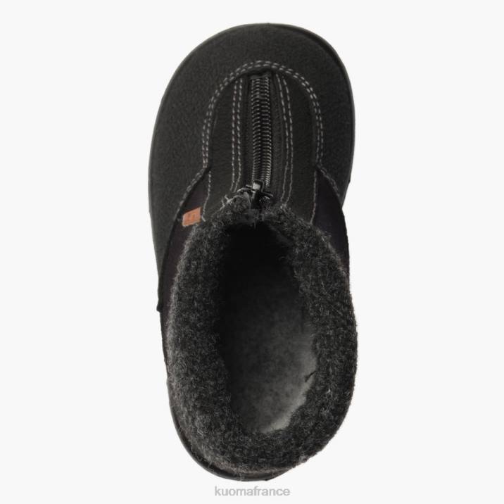 Kuoma bottes d'hiver à col polaire enfant noir 42RL35 chaussure