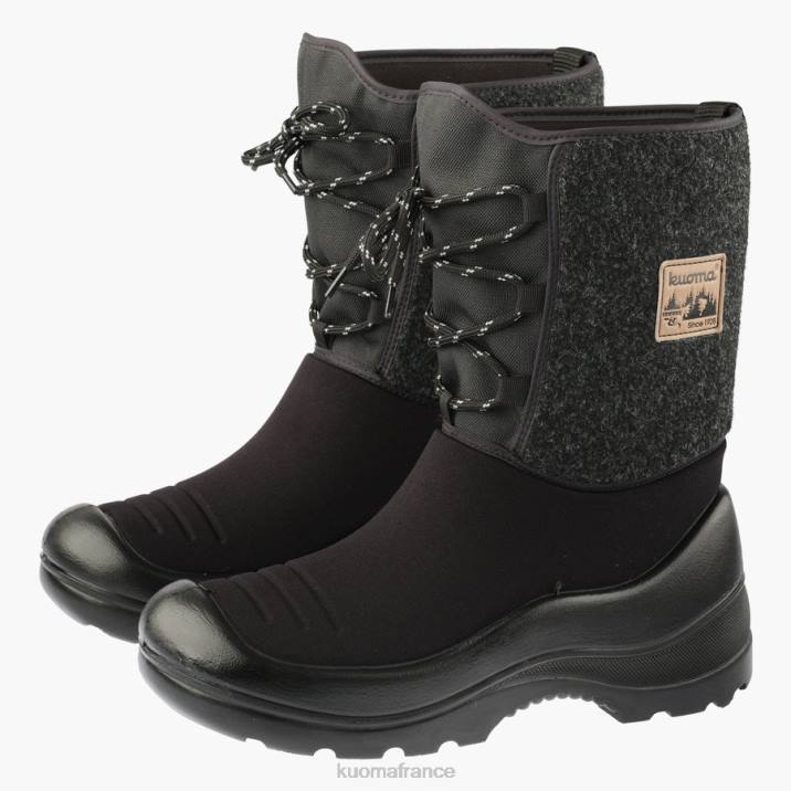 Kuoma bottes d'hiver en feutre Lumitarina dame noir 42RL44 chaussure