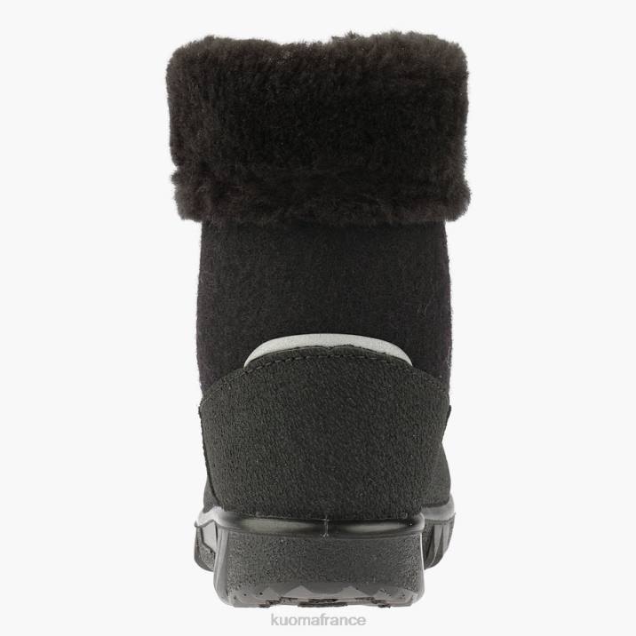 Kuoma bottes d'hiver en laine enfant noir 42RL26 chaussure
