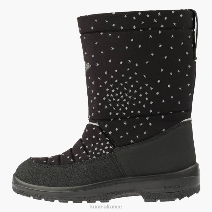 Kuoma bottes d'hiver dame galaxie noire réfléchissante 42RL47 chaussure