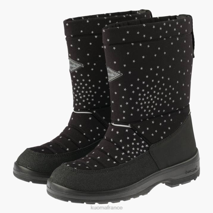 Kuoma bottes d'hiver dame galaxie noire réfléchissante 42RL47 chaussure