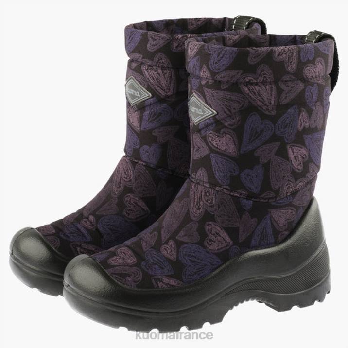 Kuoma bottes d'hiver lumi enfant chérie noire 42RL41 chaussure