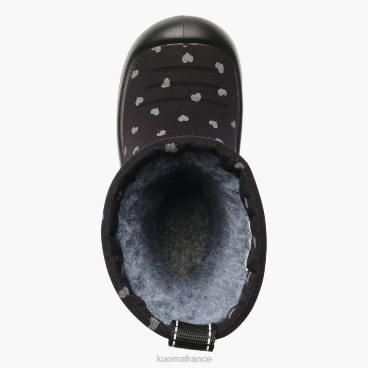 Kuoma bottes d'hiver lumi enfant noir mignon réfléchissant 42RL40 chaussure