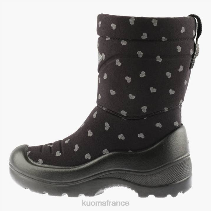 Kuoma bottes d'hiver lumi enfant noir mignon réfléchissant 42RL40 chaussure