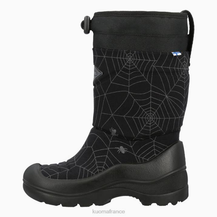 Kuoma bottes d'hiver luminukko enfant araignée noire réfléchissante 42RL9 chaussure