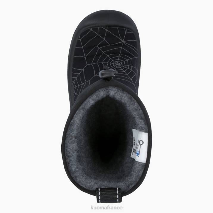 Kuoma bottes d'hiver luminukko enfant araignée noire réfléchissante 42RL9 chaussure