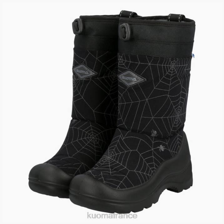 Kuoma bottes d'hiver luminukko enfant araignée noire réfléchissante 42RL9 chaussure