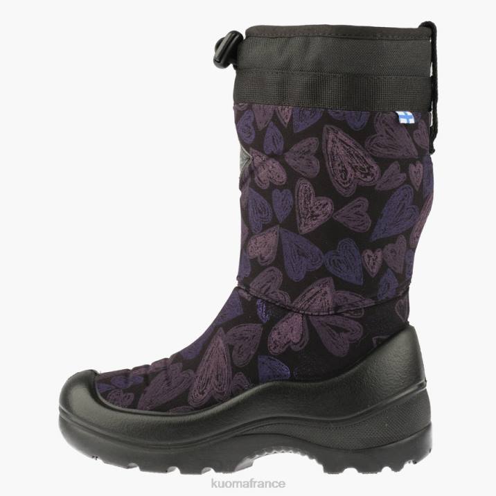 Kuoma bottes d'hiver luminukko enfant chérie noire 42RL8 chaussure