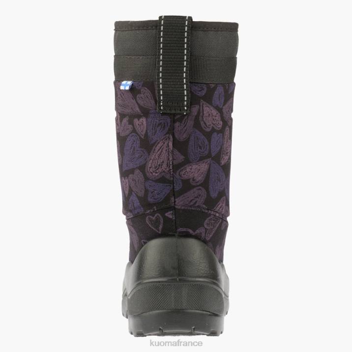 Kuoma bottes d'hiver luminukko enfant chérie noire 42RL8 chaussure