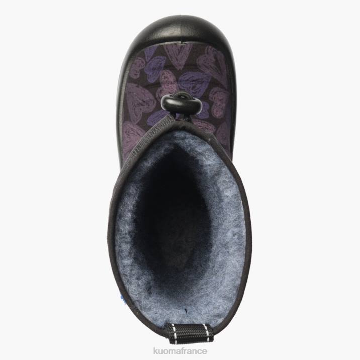 Kuoma bottes d'hiver luminukko enfant chérie noire 42RL8 chaussure