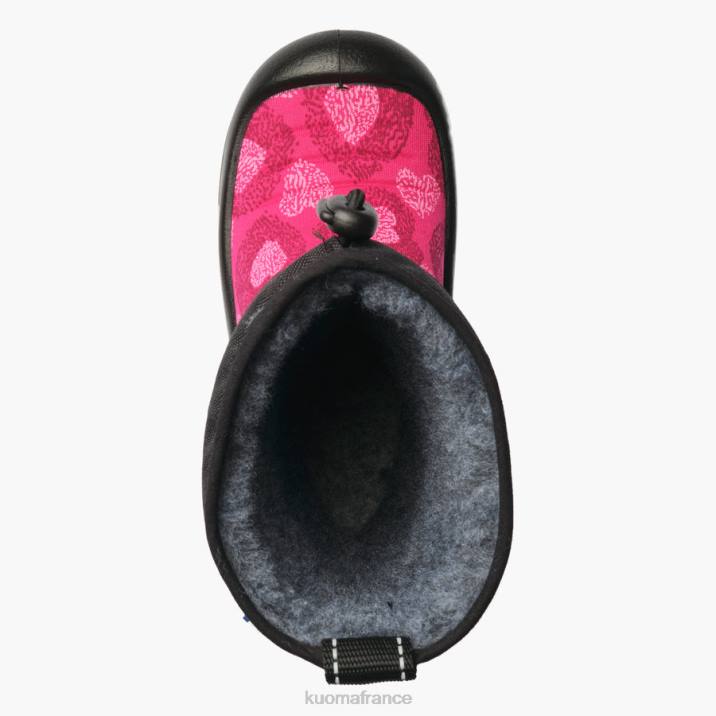 Kuoma bottes d'hiver luminukko enfant coeur rose 42RL18 chaussure