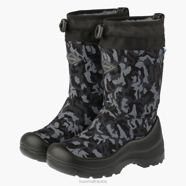 Kuoma bottes d'hiver luminukko enfant fantôme noir 42RL7 chaussure