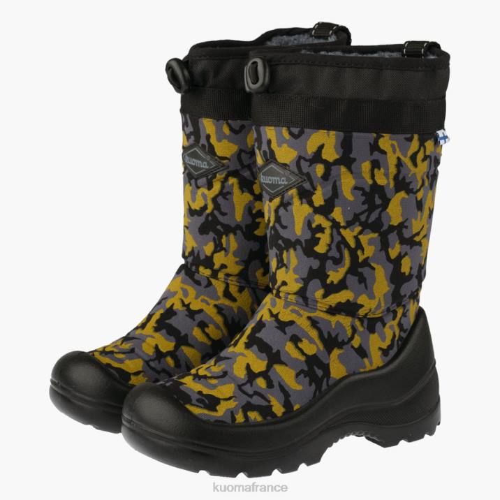 Kuoma bottes d'hiver luminukko enfant fantôme ocre 42RL2 chaussure