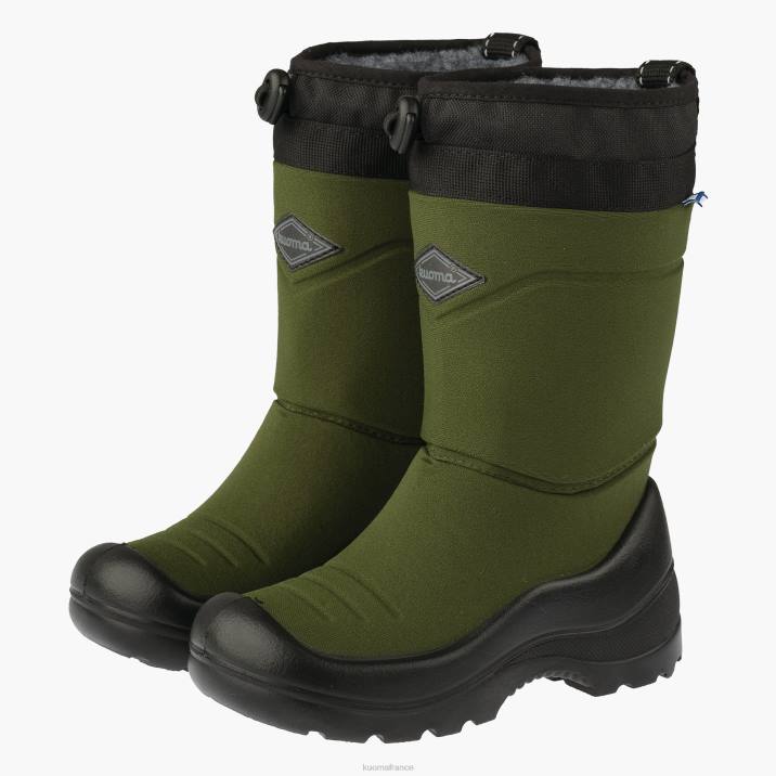 Kuoma bottes d'hiver luminukko enfant forêt verte 42RL20 chaussure