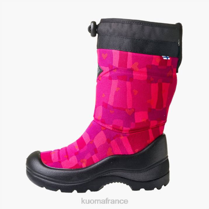 Kuoma bottes d'hiver luminukko enfant grand carré rose 42RL17 chaussure