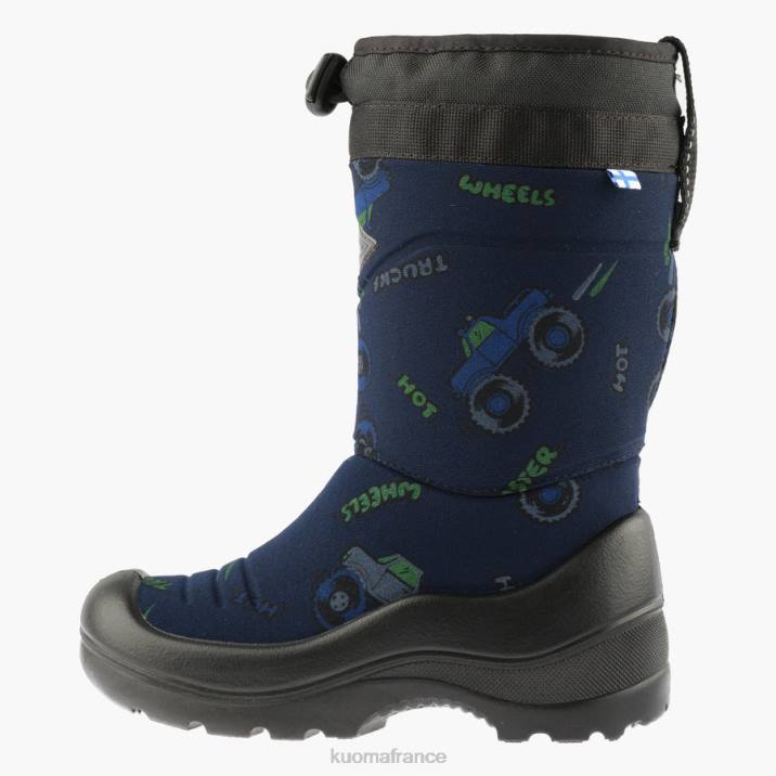 Kuoma bottes d'hiver luminukko enfant monstre bleu 42RL4 chaussure