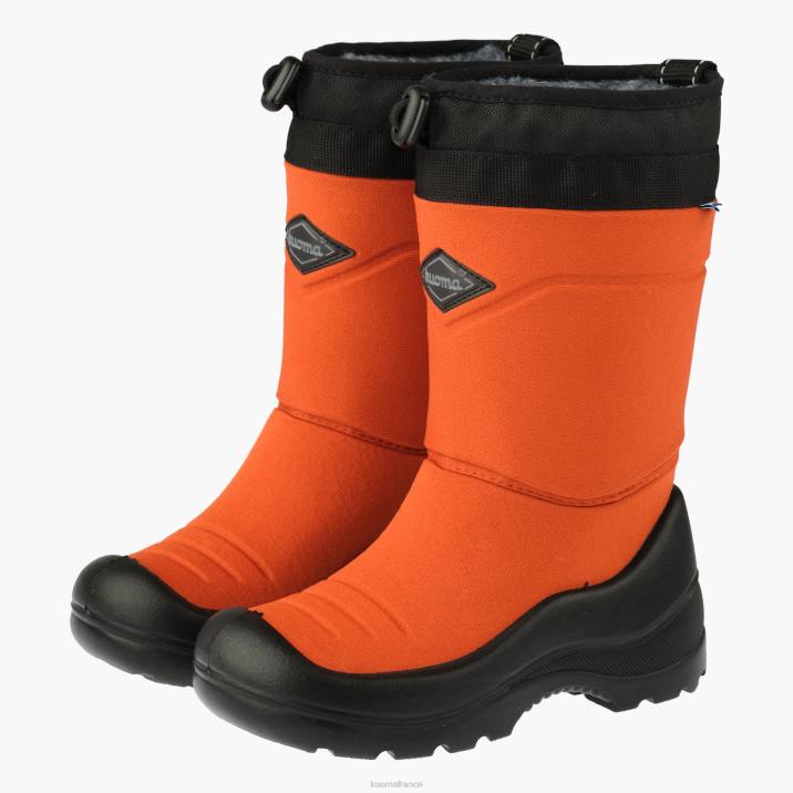 Kuoma bottes d'hiver luminukko enfant orange brûlée 42RL22 chaussure