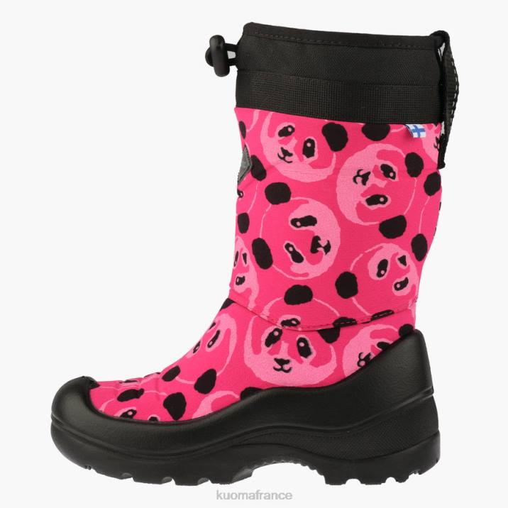 Kuoma bottes d'hiver luminukko enfant panda rose 42RL16 chaussure
