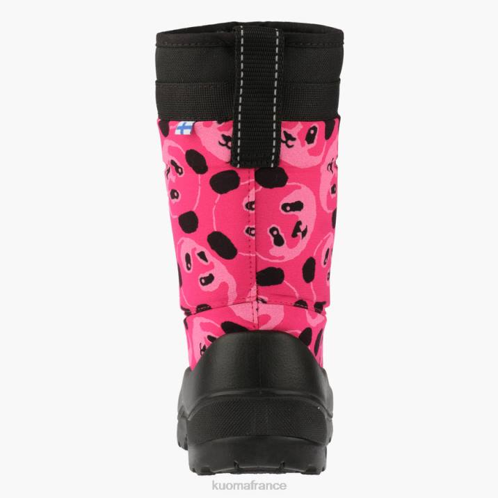 Kuoma bottes d'hiver luminukko enfant panda rose 42RL16 chaussure