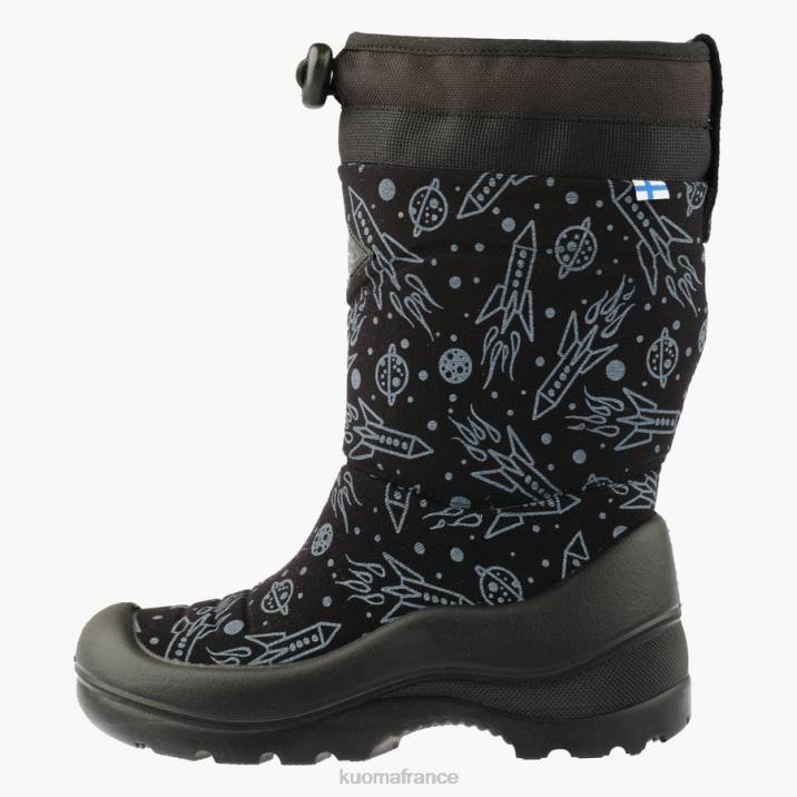 Kuoma bottes d'hiver luminukko enfant vaisseau spatial noir 42RL10 chaussure