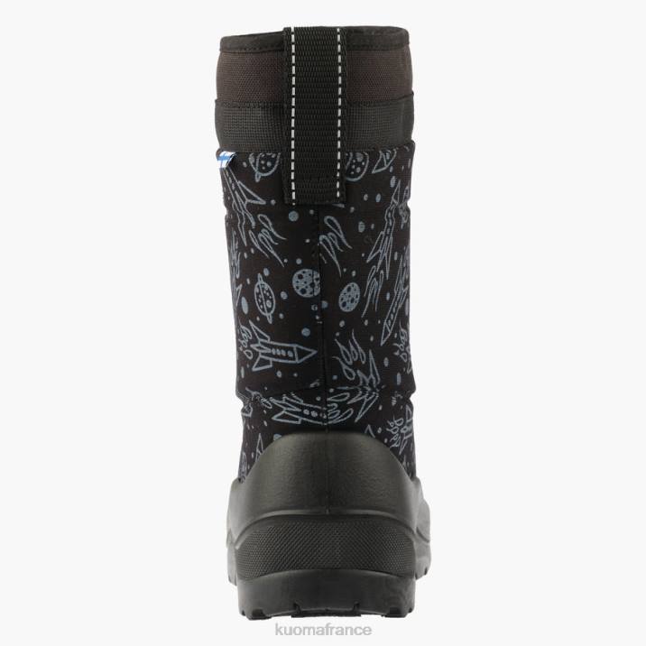 Kuoma bottes d'hiver luminukko enfant vaisseau spatial noir 42RL10 chaussure