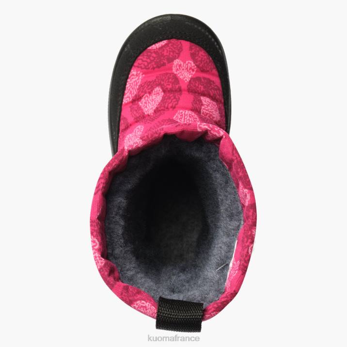 Kuoma bottes d'hiver putkivarsi enfant coeur rose 42RL31 chaussure