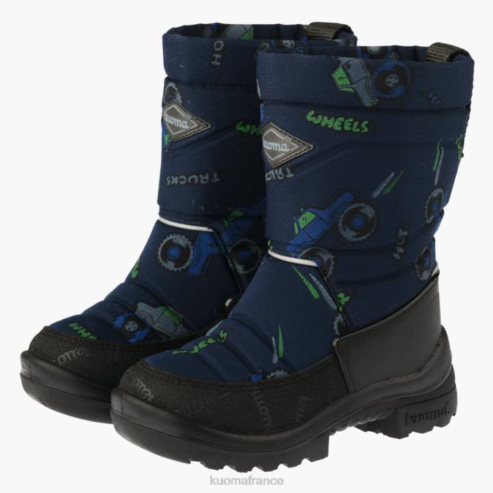 Kuoma bottes d'hiver putkivarsi enfant monstre bleu 42RL28 chaussure