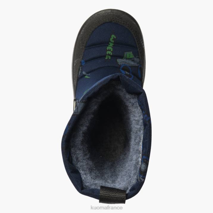 Kuoma bottes d'hiver putkivarsi enfant monstre bleu 42RL28 chaussure