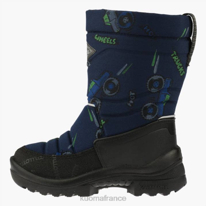 Kuoma bottes d'hiver putkivarsi enfant monstre bleu 42RL28 chaussure